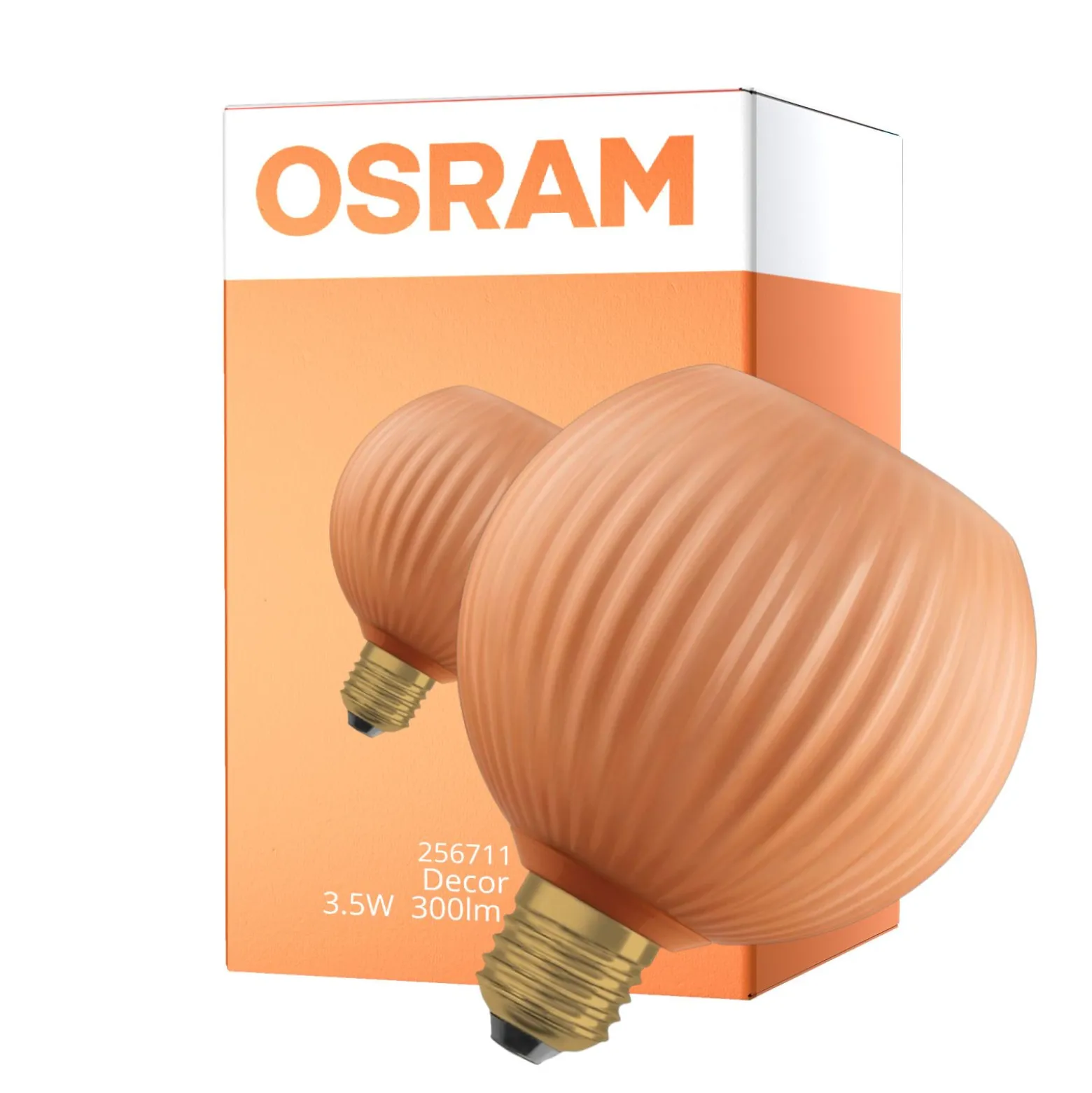 Osram Decor LED Lamp Apelsin Glas 3.5W 300lm - 827 Extra Varm Vit | Ersättare 25W