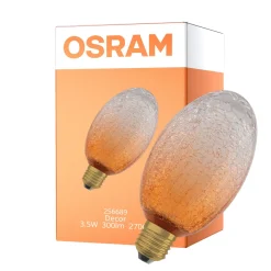 Osram Decor LED Lamp Apelsin Glas E27 3.5W 300lm - 827 Extra Varm Vit | Ersättare 25W
