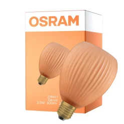 Osram Decor LED Lamp Apelsin Glas E27 3.5W 300lm - 827 Extra Varm Vit | Ersättare 25W