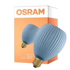 Osram Decor LED Lamp Blå Glas E27 3.5W 300lm - 827 Extra Varm Vit | Ersättare 25W