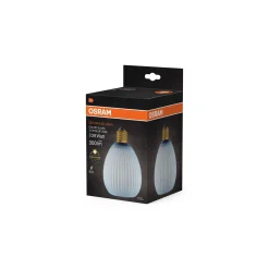 Osram Decor LED Lamp Blå Glas E27 3.5W 300lm - 827 Extra Varm Vit | Ersättare 25W