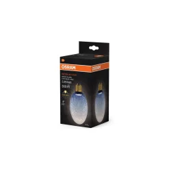 Osram Decor LED Lamp Blå Glas E27 3.5W 300lm - 827 Extra Varm Vit | Ersättare 25W