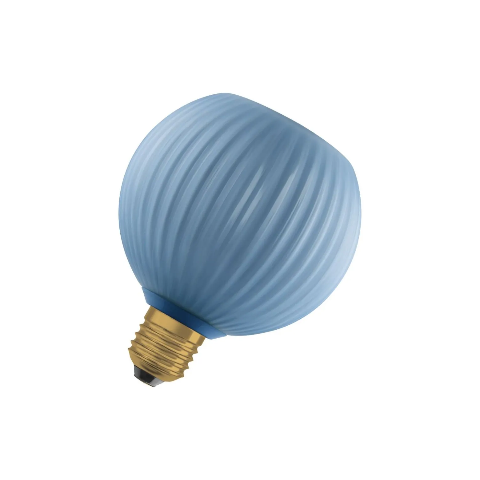 Osram Decor LED Lamp Blå Glas LED E27 Globe Matt 3.5W 300lm - 827 Extra Varm Vit | Ersättare 25W