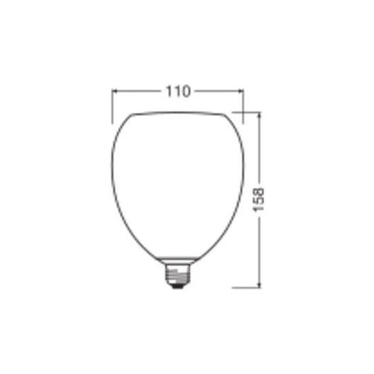 Osram Decor LED Lamp Grön Glas E27 3.5W 300lm - 827 Extra Varm Vit | Ersättare 25W