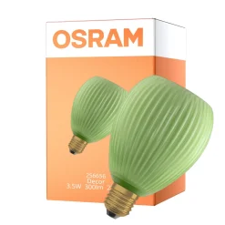 Osram Decor LED Lamp Grön Glas E27 3.5W 300lm - 827 Extra Varm Vit | Ersättare 25W