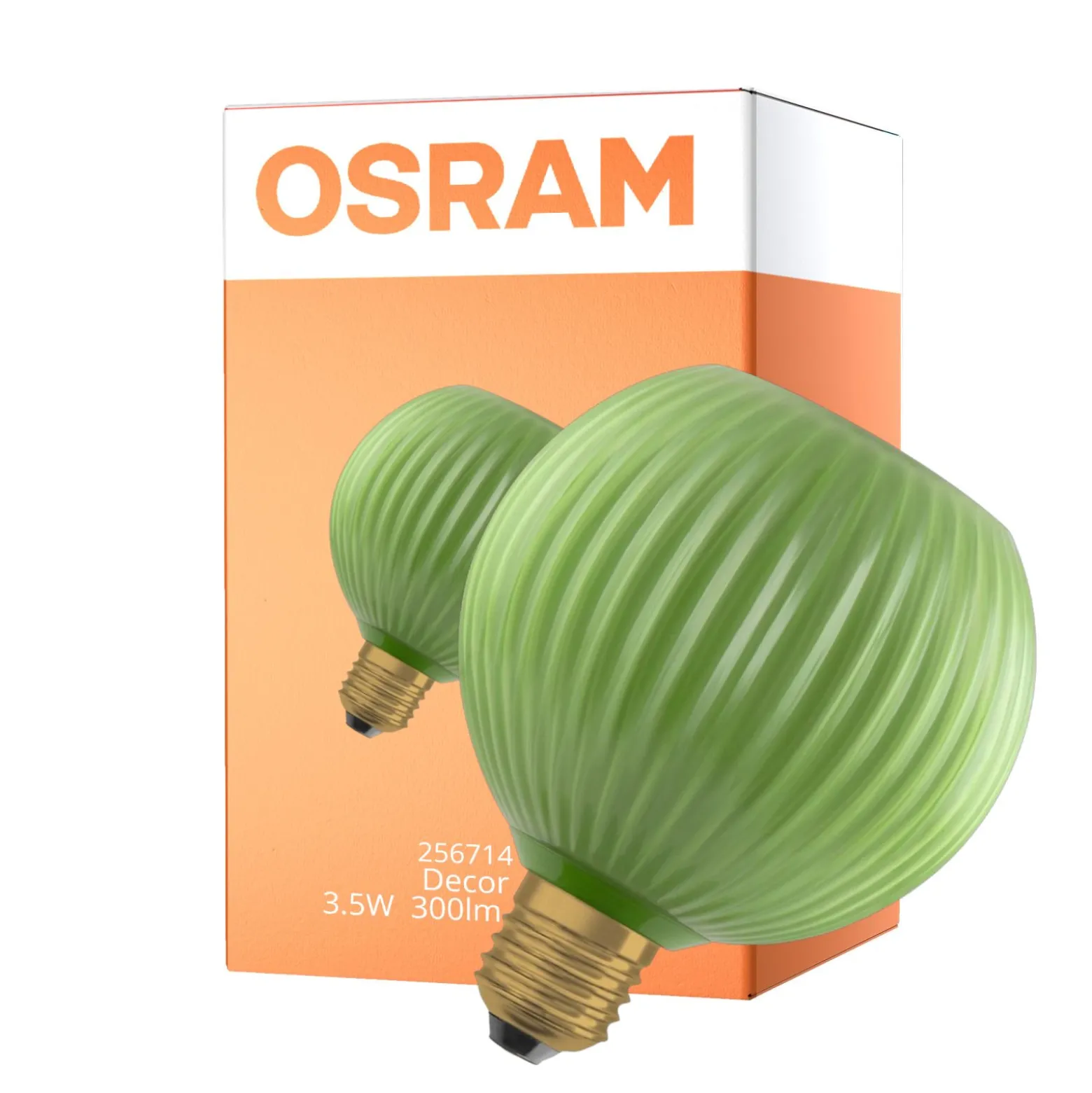 Osram Decor LED Lamp Grön Glas 3.5W 300lm - 827 Extra Varm Vit | Ersättare 25W