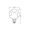 Osram Decor LED Lamp Guld Glas E27 3.5W 300lm - 827 Extra Varm Vit | Ersättare 25W