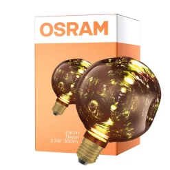Osram Decor LED Lamp Rose Glas E27 3.5W 300lm - 827 Extra Varm Vit | Ersättare 25W