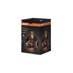Osram Decor LED Lamp Svart Glas E27 3.5W 300lm - 827 Extra Varm Vit | Ersättare 25W