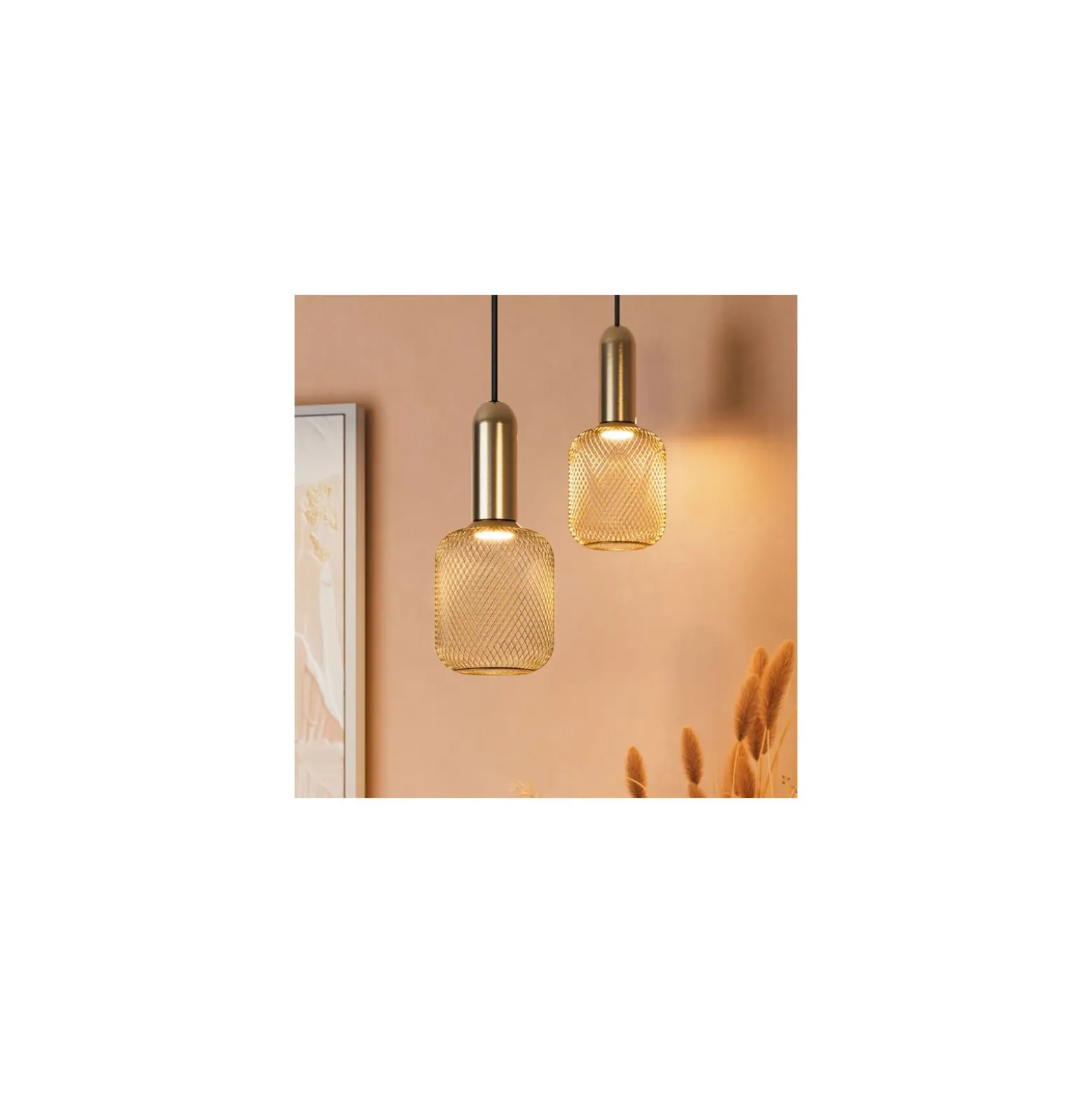 Osram Decor Platt Lamp In Metall Armatur LED E27 Special Matt Guld 3.5W 300lm - 827 Extra Varm Vit | Ersättare 25W