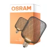 Osram Decor Platt Lamp In Metall Armatur LED E27 Special Matt Svart 3.5W 300lm - 827 Extra Varm Vit | Ersättare 25W