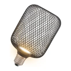Osram Decor Platt Lamp In Metall Armatur LED E27 Special Matt Svart 3.5W 300lm - 827 Extra Varm Vit | Ersättare 25W