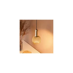 Osram Decor Platt Lamp In Metall Armatur LED E27 Globe Matt Guld 3.5W 300lm - 827 Extra Varm Vit | Ersättare 25W