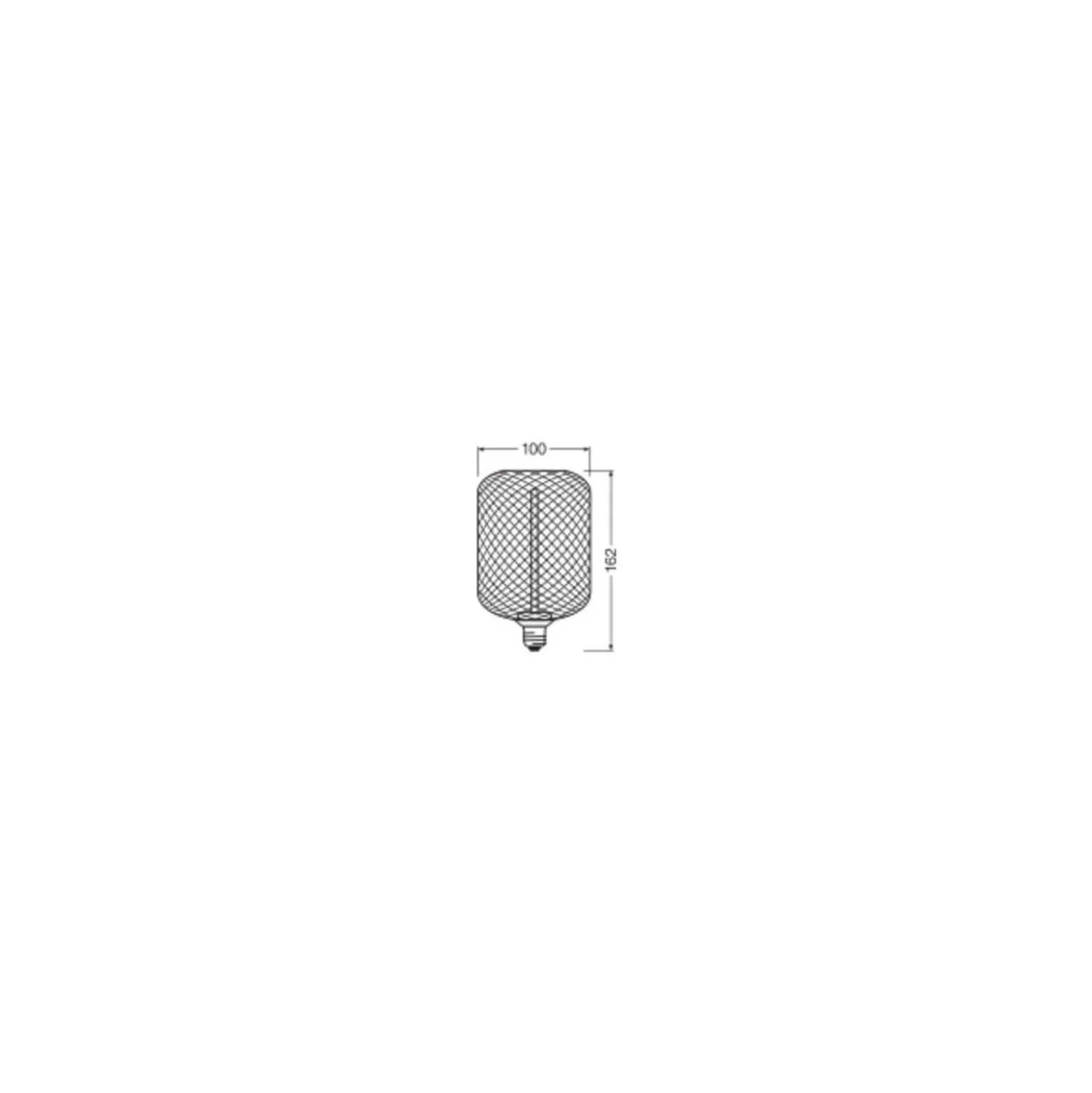 Osram Decor Straw E27 Special Filament Klar 3.5W 150lm - 818 Extra Varm Vit | Dimbar - Ersättare 15W