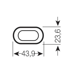 Osram Dulux L 55W 840 | Kallvit - 4-Stift
