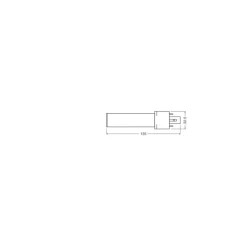 Osram Dulux-S LED 3.5W 360lm - 830 Varm Vit | 2-Stift - Ersättare 7W