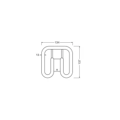 Osram Dulux-SQ LED 7W 720lm - 835 Varm Vit | 2-Stift - Ersättare 16W