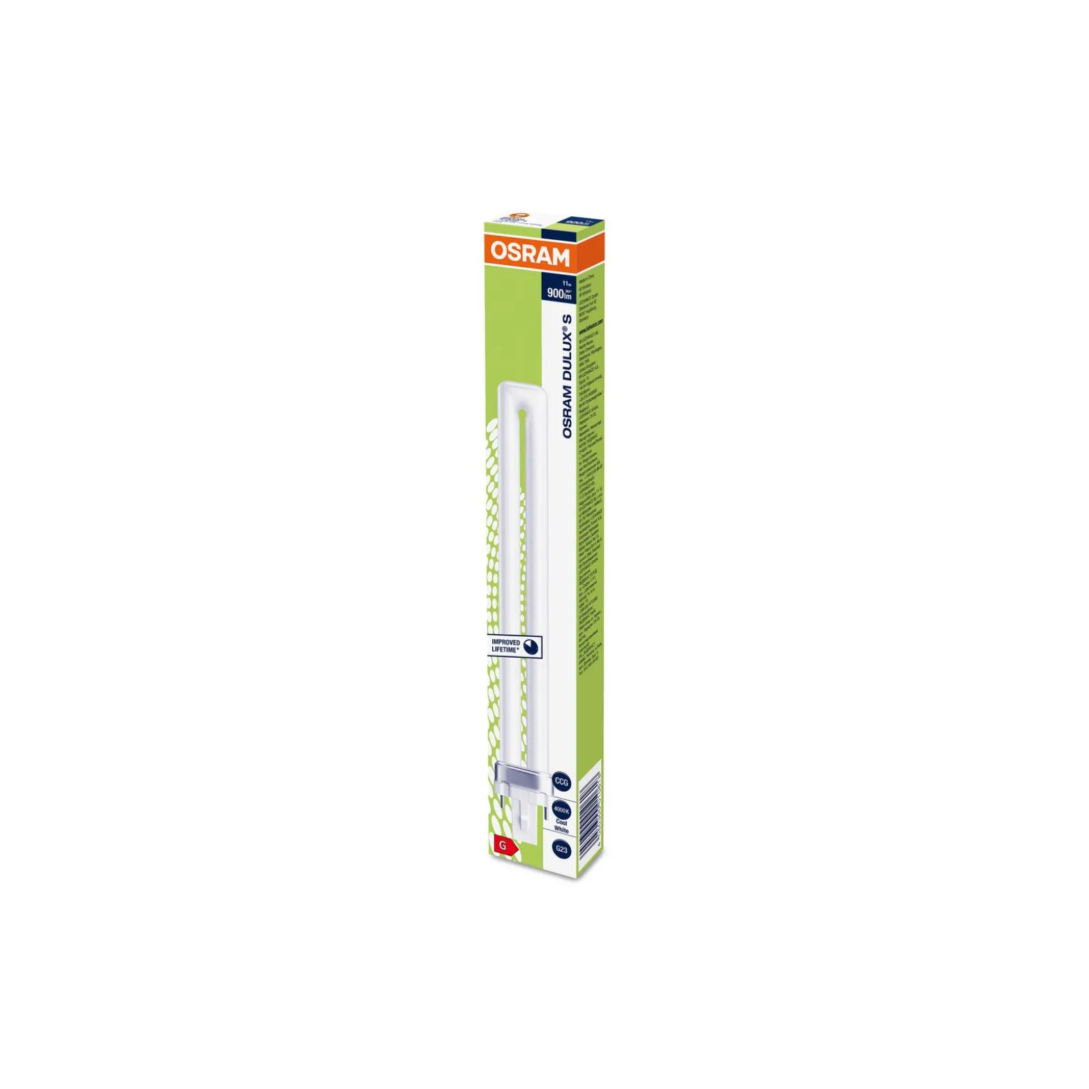Osram Dulux S 11W 840 | Kallvit - 2-Stift