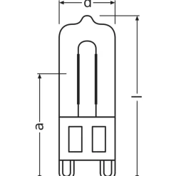 Osram Halogen G9 HaloPin Pro 35W