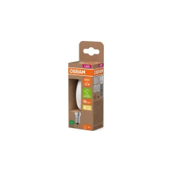 Osram LED Classic E14 Kronljus Filament Matt 1.2W 255lm - 827 Extra Varm Vit | Ersättare 25W