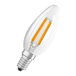 Osram LED Classic E14 Kronljus Filament Klar 1.2W 255lm - 840 Kallvit | Ersättare 25W