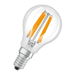 Osram LED Classic LED E14 Päron Filament Klar 1.2W 255lm - 840 Kallvit | Ersättare 25W