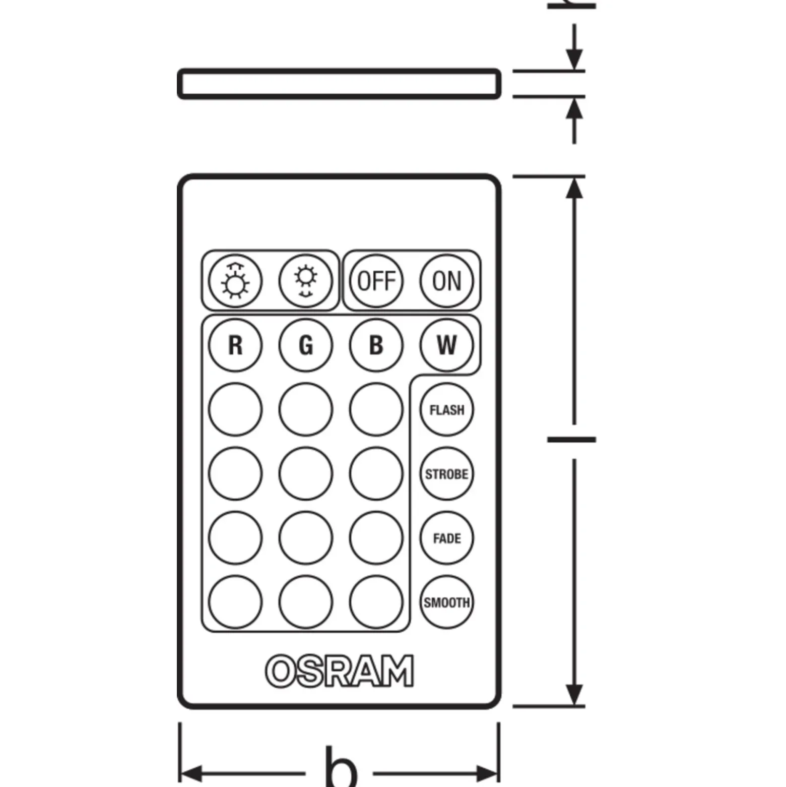 Osram LED E14 Kronljus Matt 5W 250lm - 827 Extra Varm Vit | RGBW - Dimbar - Fjärrkontroll - Ersättare 40W