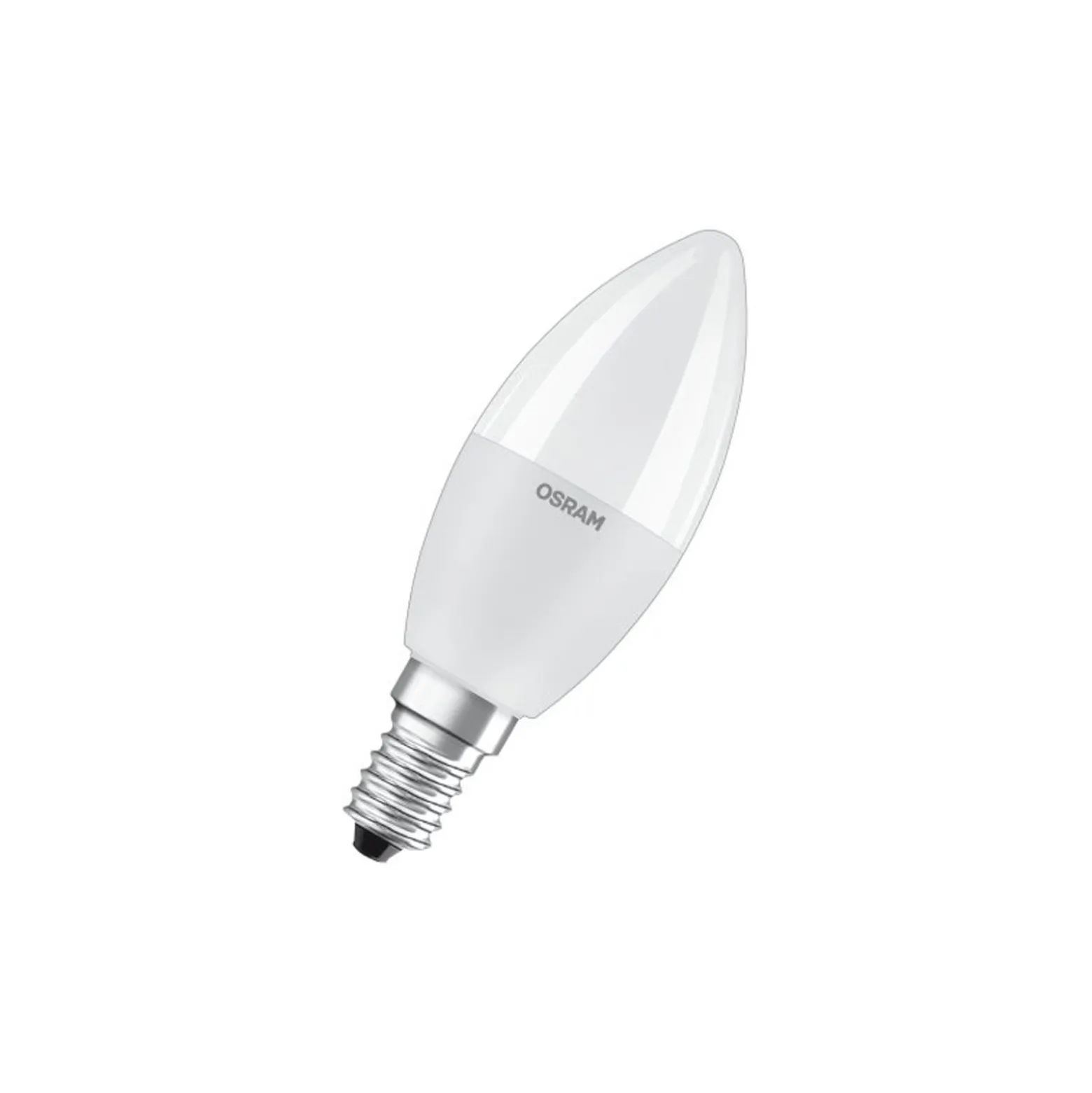 Osram LED E14 Kronljus Matt 6W 470lm - 827 Extra Varm Vit | RGBW - Dimbar - Fjärrkontroll - Ersättare 40W
