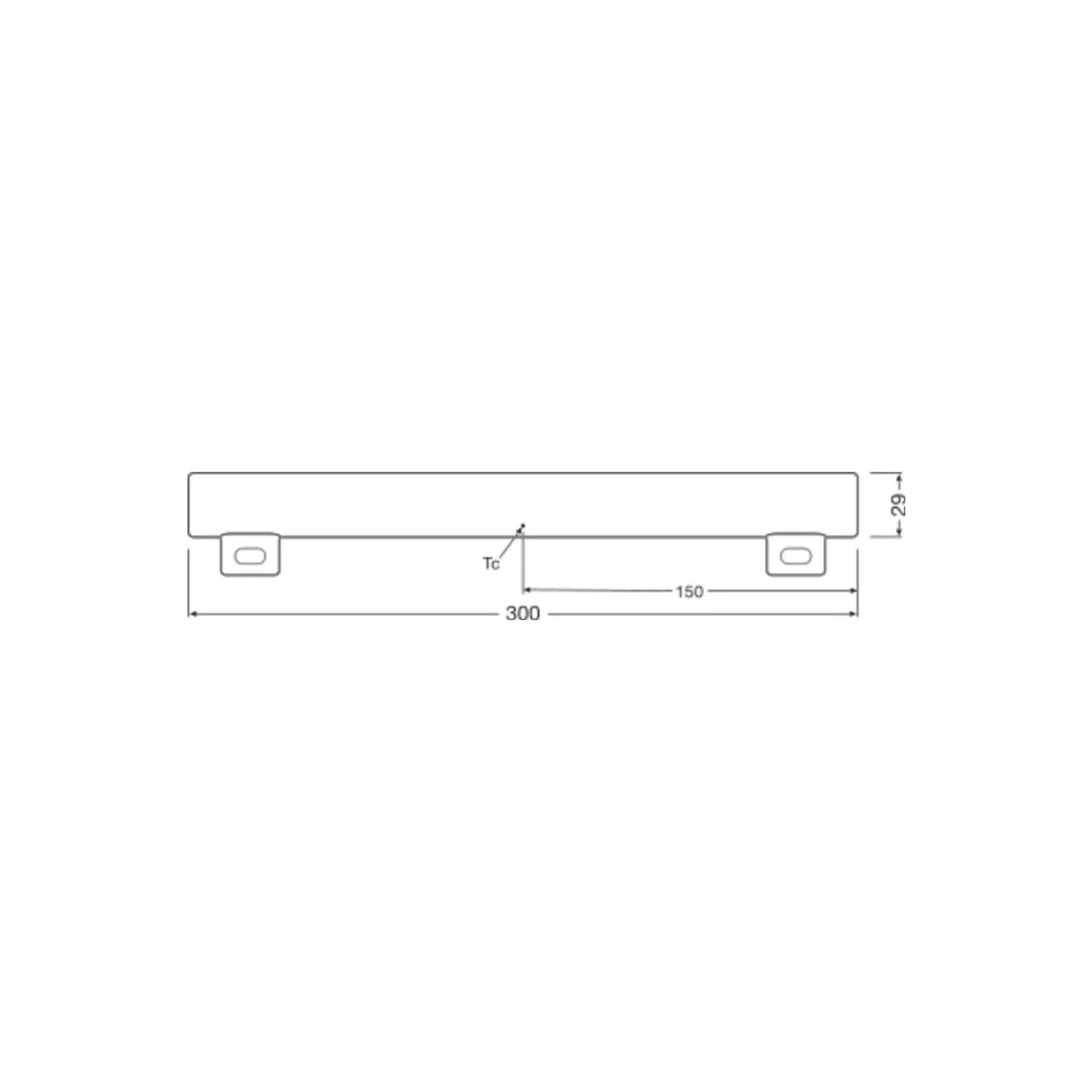 Osram LEDinestra HD Lighting S14s 3W 275lm - 927 Extra Varm Vit | Bästa Färgåtergivning - Dimbar - Ersättare 27W