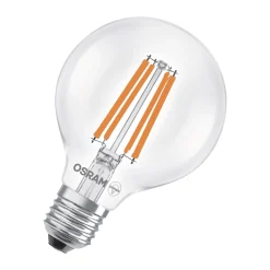 Osram LED Lamps E27 Globe Filament Klar 2.2W 470lm - 827 Extra Varm Vit | Ersättare 40W