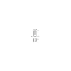 Osram LED Pin G9 Klar 4.2W 430lm - 827 Extra Varm Vit