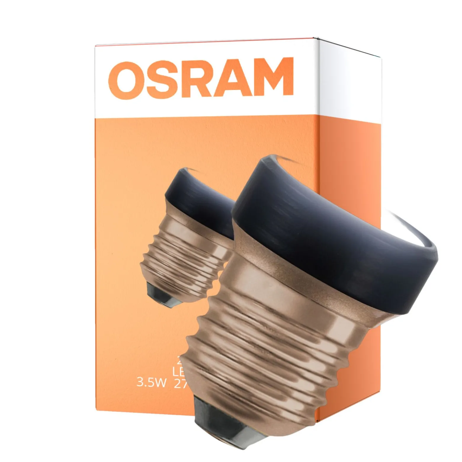 Osram LED Platt Lamp LED E27 Special Matt 3.5W 270lm - 840 Kallvit | 3-Stegs Dimbar - Ersättare 25W