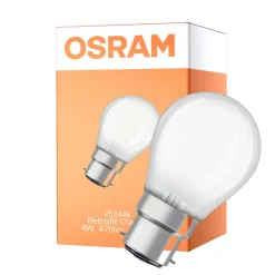Osram LED Retrofit Classic P B22d Päron Filament Matt 4W 470lm - 840 Kallvit | Ersättare 40W
