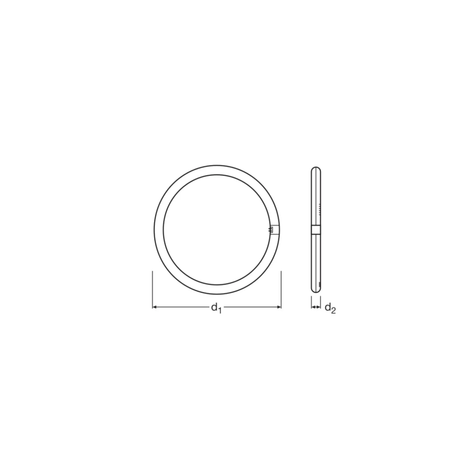 Osram LED Rör T9 Cirkulär (EM/Mains) 24W 2900lm - 865 Dagsljus | Ersättare 40W