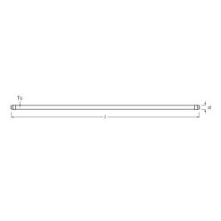Osram LED Rör T8 (EM/Mains) Standard Output 11.6W 1400lm - 840 Kallvit | 105cm - Ersättare 38W