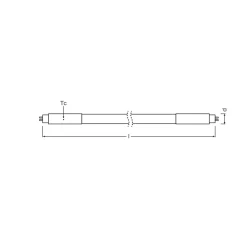 Osram LED Rör T5 (HF) High Output 26W 3600lm - 830 Varm Vit | 115cm - Ersättare 54W