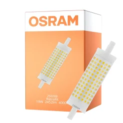 Osram LED R7s 118mm Klar 19W 2452lm - 840 Kallvit | Ersättare 150W