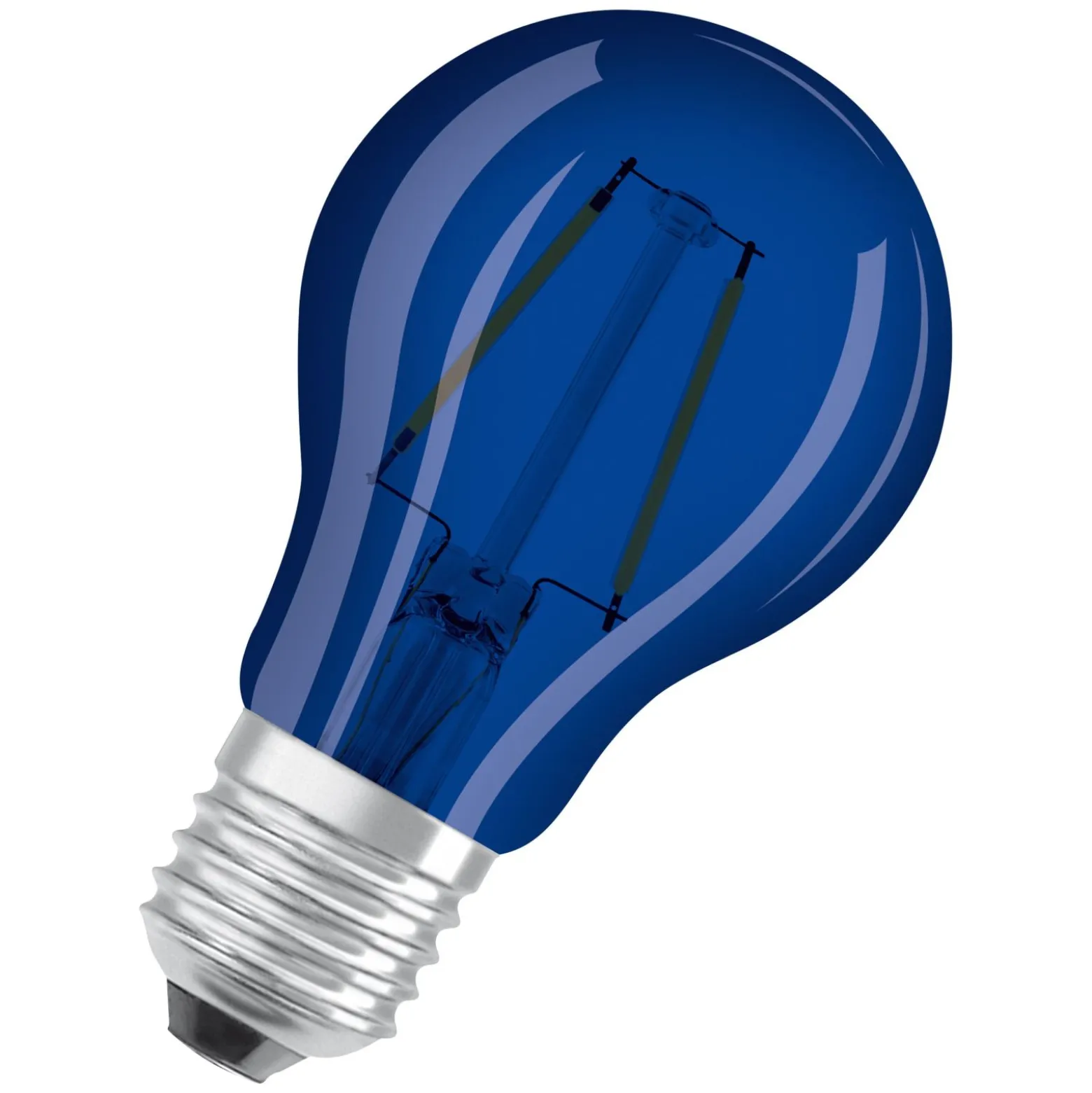 Osram LED Star Classic Decor E27 Päron Filament Matt 2.5W 10lm - Blue | Ersättare 4W