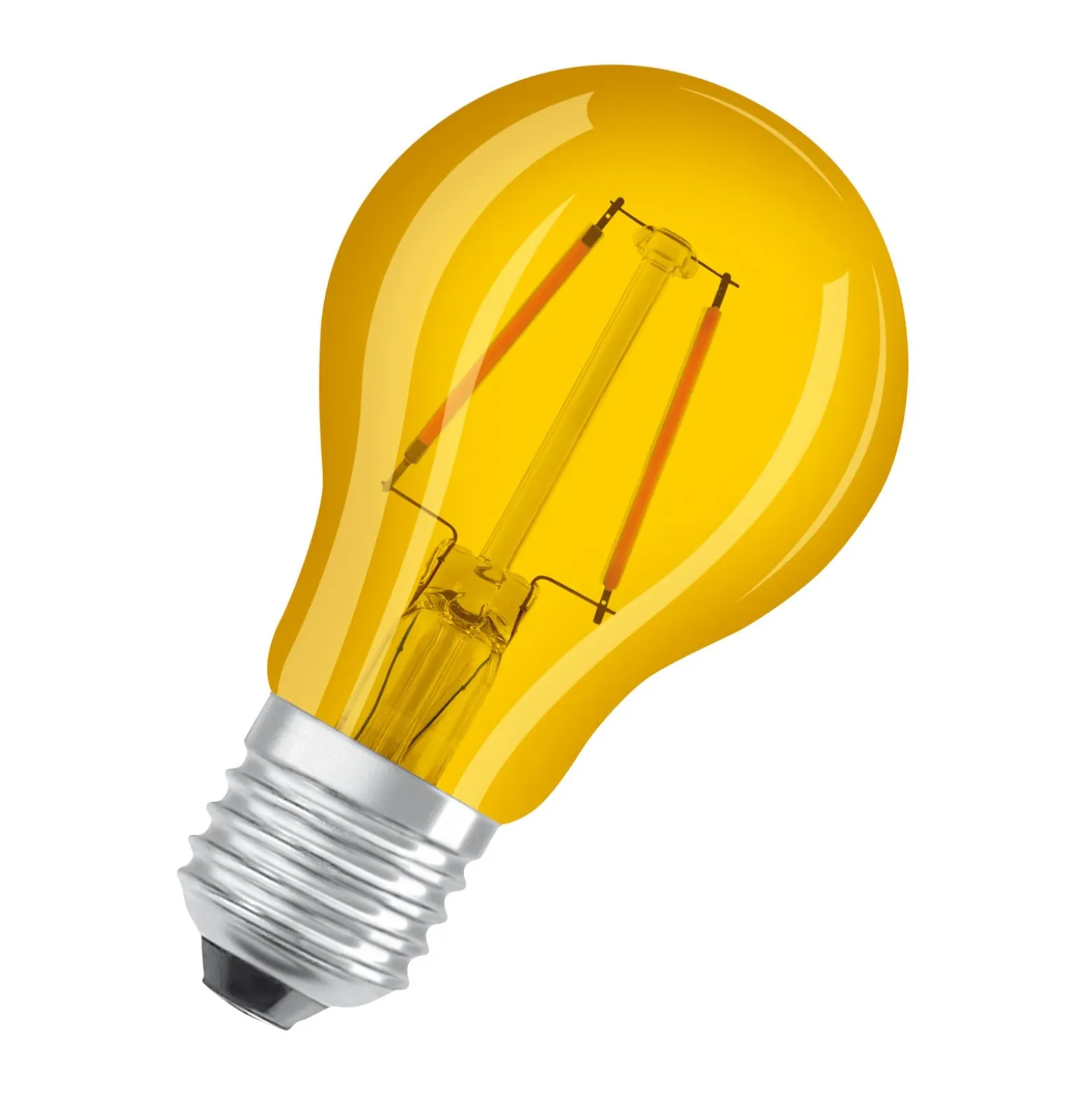 Osram LED Star Classic Decor E27 Päron Filament Matt 2.5W 235lm - Gul | Ersättare 23W