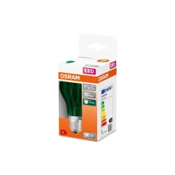 Osram LED Star Classic Decor E27 Päron Filament Matt 2.5W 45lm - Green |Ersättare 7W