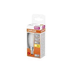 Osram LED Star Classic E14 Kronljus Matt 3.3W 250lm - 827 Extra Varm Vit | Ersättare 25W