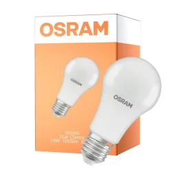 Osram LED Star Classic E27 Päron Matt 10W 1055lm - 865 Dagsljus | Ersättare 75W