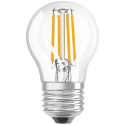 Osram LED Superstar E27 Boll Filament Klar 3.4W 470lm - 940 Kallvit | Bästa Färgåtergivning - Dimbar - Ersättare 40W