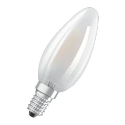 Osram LED Superstar E14 Kronljus Filament Matt 3.4W 470lm - 940 Kallvit | Bästa Färgåtergivning - Dimbar - Ersättare 40W