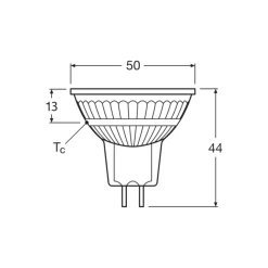 Osram LED Superstar Plus Reflektor Spot GU5.3 MR16 6.8W 621lm 36D - 927 Extra Varm Vit | Bästa Färgåtergivning - Dimbar - Ersättare 50W