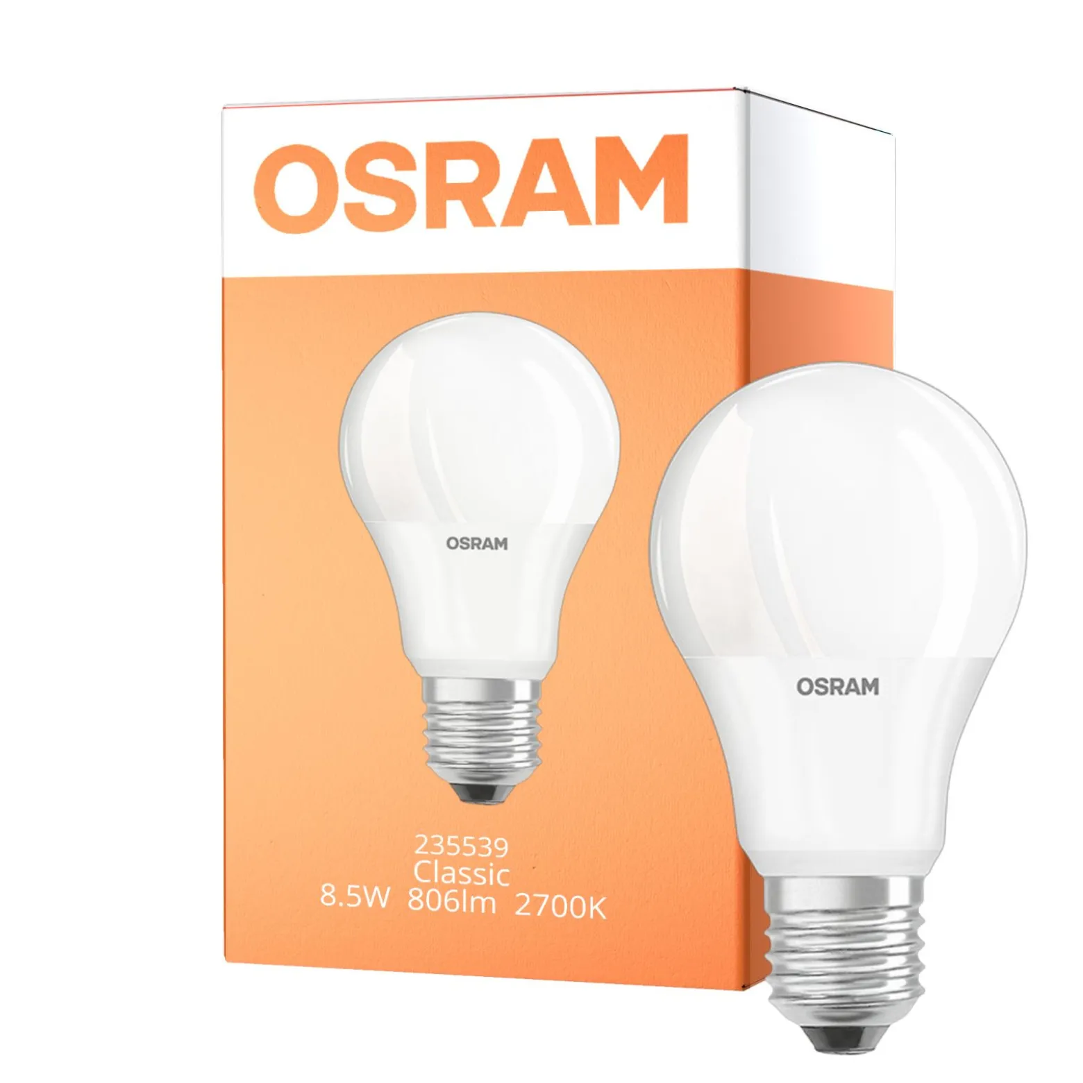Osram Parathom LED Star E27 Päron Matt 8.5W 806lm - 827 Extra Varm Vit | Ersättare 60W