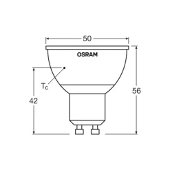 Osram Parathom Retrofit LED Spot GU10 PAR16 2,9W 250lm 120D - 827 Extra Varm Vit | RGBW - Dimbar - Fjärrkontroll - Ersättare 25W