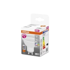 Osram Parathom Retrofit LED Spot GU10 PAR16 2,9W 250lm 120D - 827 Extra Varm Vit | RGBW - Dimbar - Fjärrkontroll - Ersättare 25W