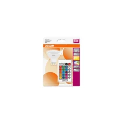Osram Parathom Retrofit LED Spot GU10 PAR16 2,9W 250lm 120D - 827 Extra Varm Vit | RGBW - Dimbar - Fjärrkontroll - Ersättare 25W