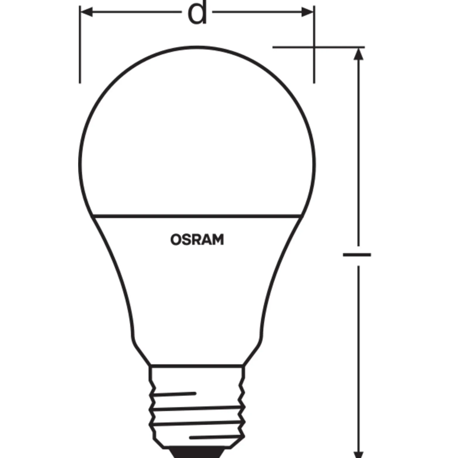 Osram Retrofit LED E27 Päron Filament Matt 9W 806lm - RGBW 827 Extra Varm Vit | Dimbar - Ersättare 60W